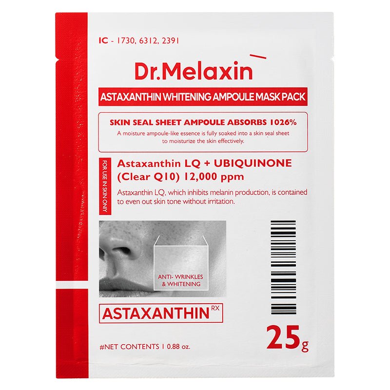 Dr.Melaxin Astaxanthin Whitening Ampoule Mask