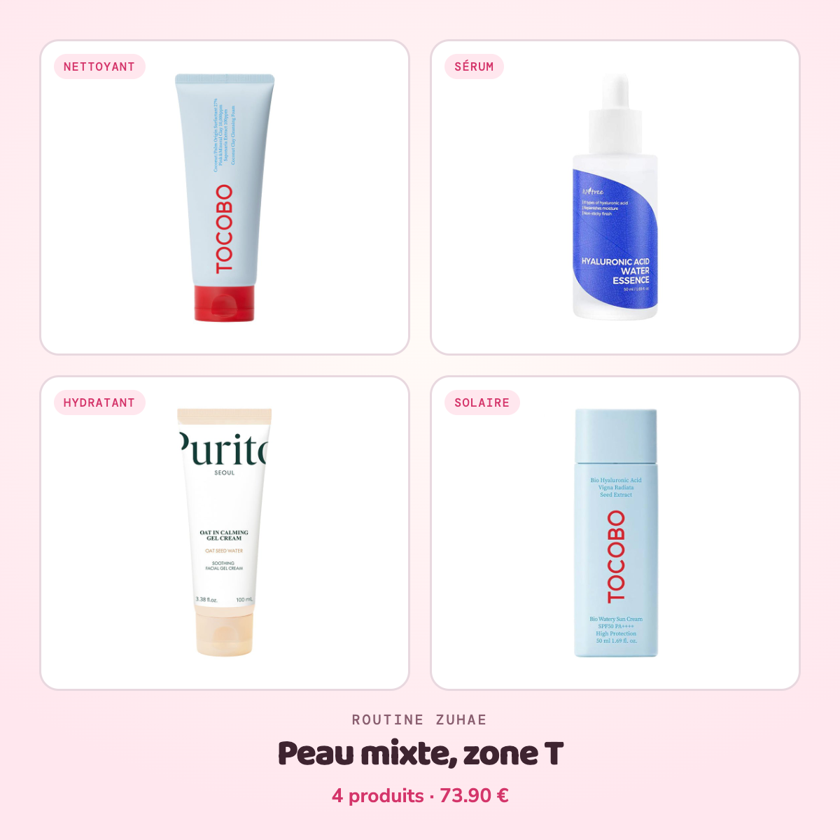 Zuhae Routine peau mixte