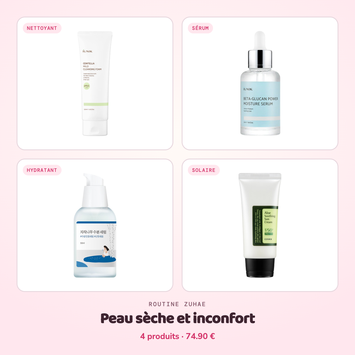 Zuhae Routine peau sèche