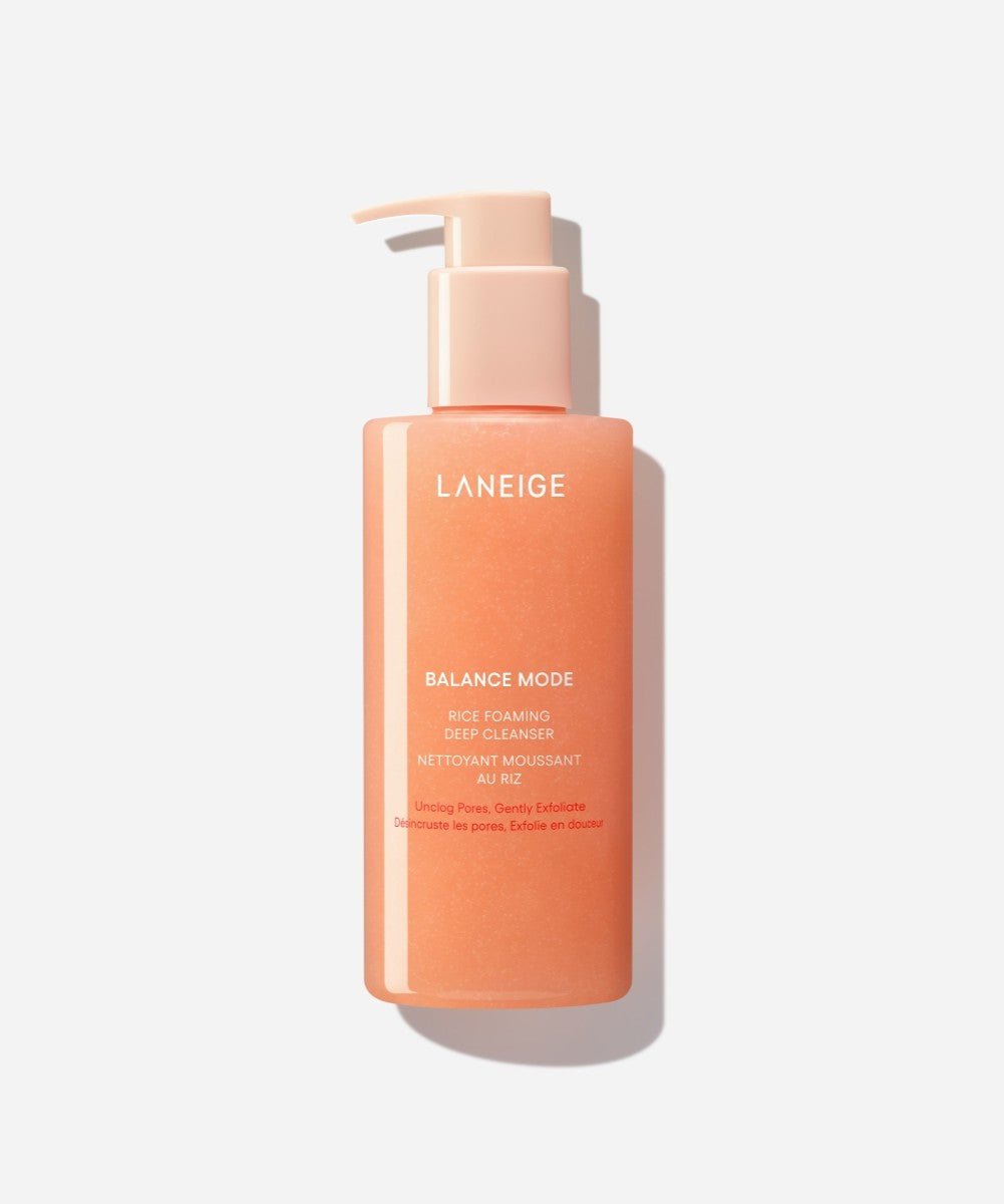 LANEIGE Balance Mode Rice Foaming Deep Cleanser