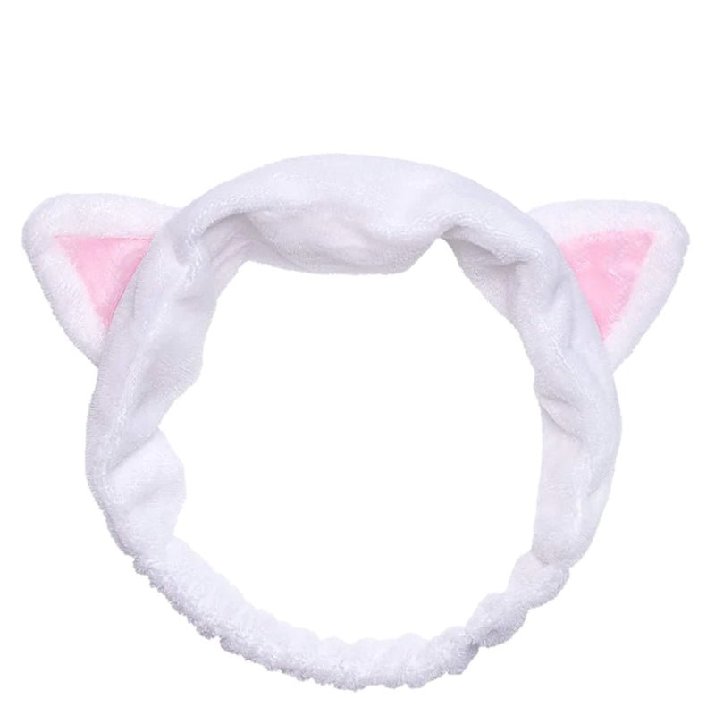 I Dew Care White Cat Headband