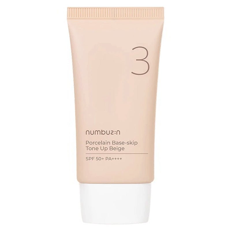 Numbuzin No.3 Porcelain Base-skip Tone Up Beige SPF50+